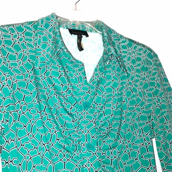 Laundry By Shelli Segal Green Shirt Dress - Picture 7 of 16